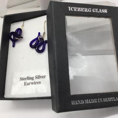 Iceberg Glass Sterling silver Handcrafted Scottland