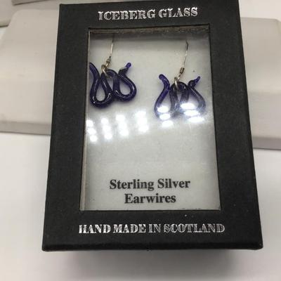 Iceberg Glass Sterling silver Handcrafted Scottland