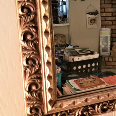 Pike #123  LARGE Vintage Decorator Wall Mirror