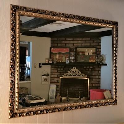 Pike #123  LARGE Vintage Decorator Wall Mirror