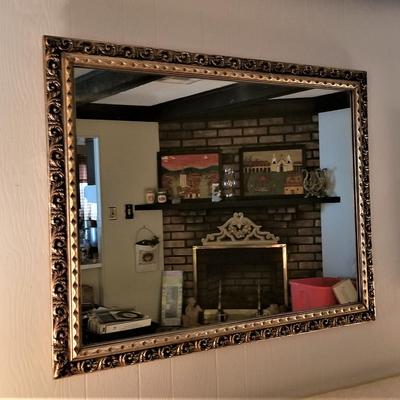 Pike #123  LARGE Vintage Decorator Wall Mirror