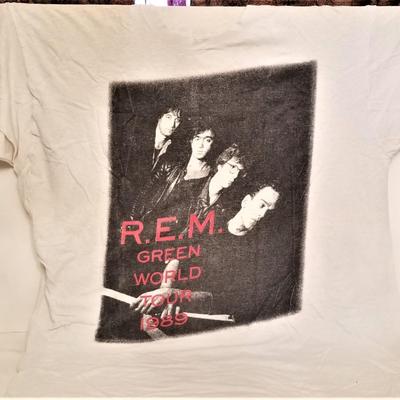 Lot #134  R.E.M. Green World 1989 World Tour T-shirt