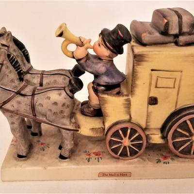 Lot #135  Large Vintage Hummel Figure "The Mail is Here"