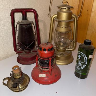 D45-Miscellaneous lantern/Lamp lot