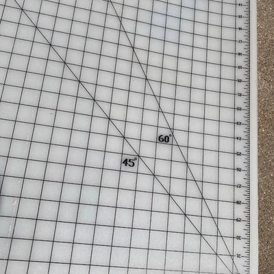 Cutting mat for sewing/quilting