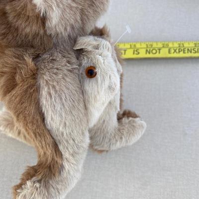 Real kangaroo fur stuffed kangaroo and baby