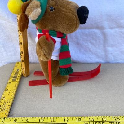 Stuffed skiing moose from Aspen, CO