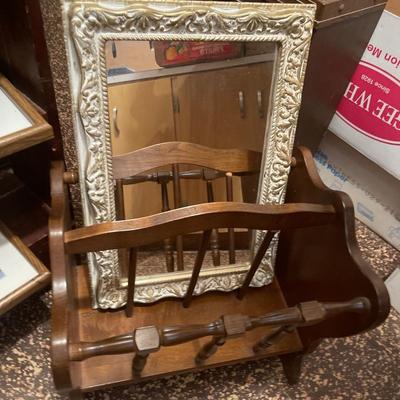 D55-Shelf, wall art, magazine racks and mirror