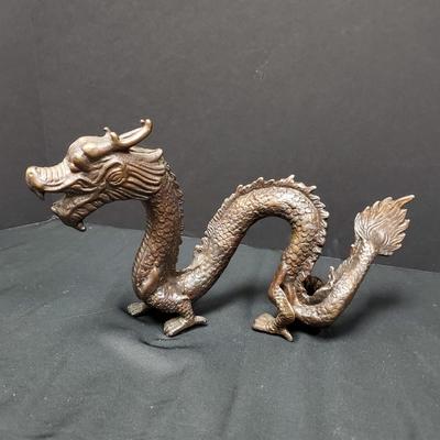 Bronze Dragon Statue