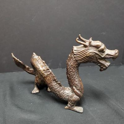 Bronze Dragon Statue