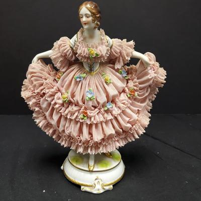 Pink Lace Dresden Doll