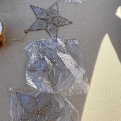 Assortment of Christmas tree ornaments
