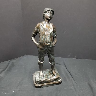 Whistle Boy Statue