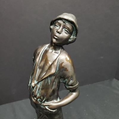 Whistle Boy Statue