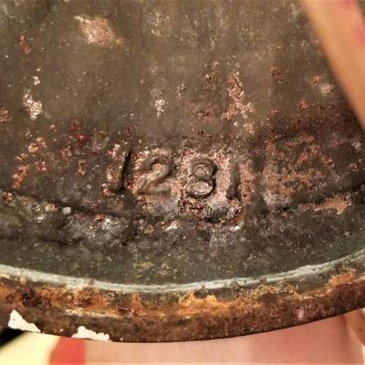 Lot #142  Bradley & Hubbard Style Antique Lamp Base w/slag Glass Shade