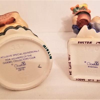 Lot #143  Lot of 2 Hummels - One is Goebel Collector Club piece 1972 - and "Congratulations)