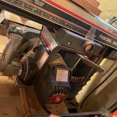 W22-Craftsman radial saw and router