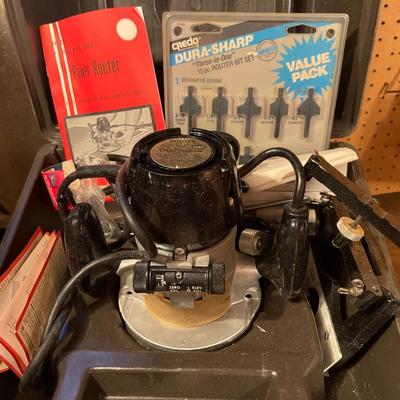 W22-Craftsman radial saw and router