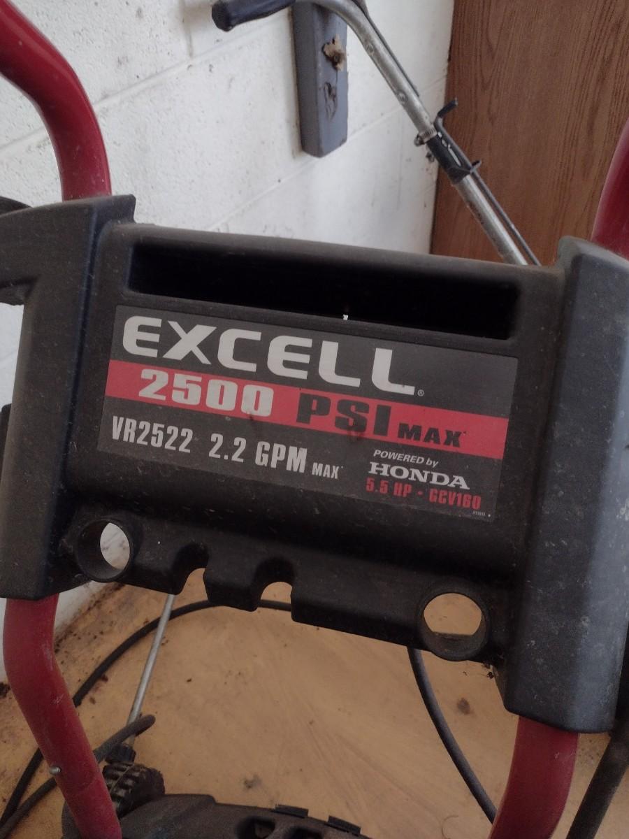 Excell Pressure Washer 2500 PSI