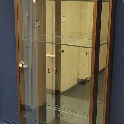 Second Display Case with Glass Shelves