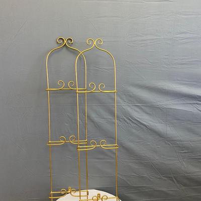 Set of Gold Plate Hangers