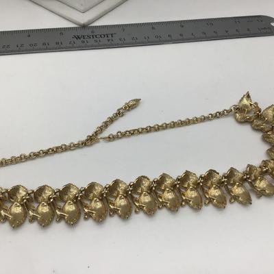 Vintage Heavy Gold Tone Necklace