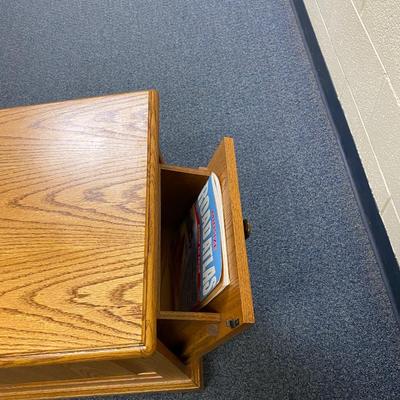 Nice Cabinet with 1 Drawer and Magazine Rack in Back