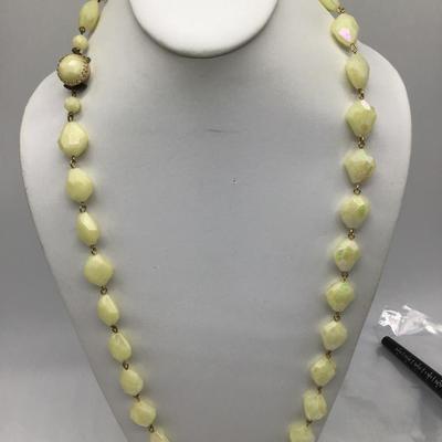 Beautiful West Germany opalescent Necklace