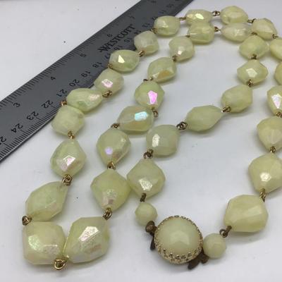 Beautiful West Germany opalescent Necklace