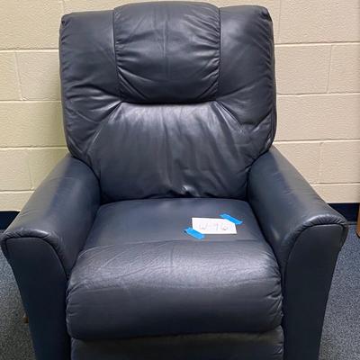 Blue-Gray Rocker Recliner