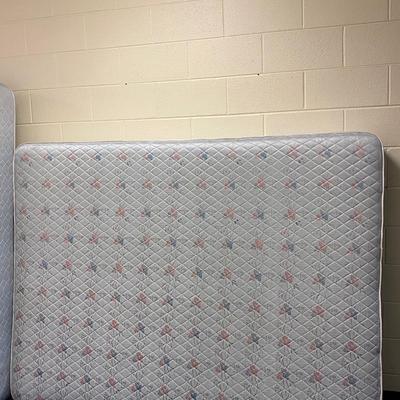 Vintage Full Head Board, Frame, Box Springs and Mattress
