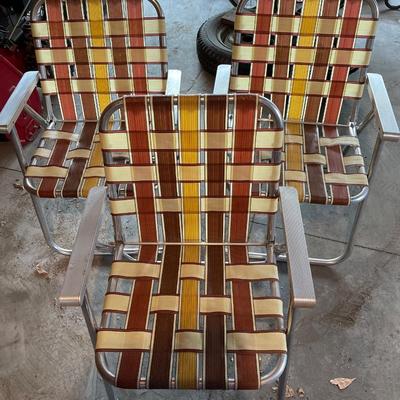 G9-Lawn chairs x 3