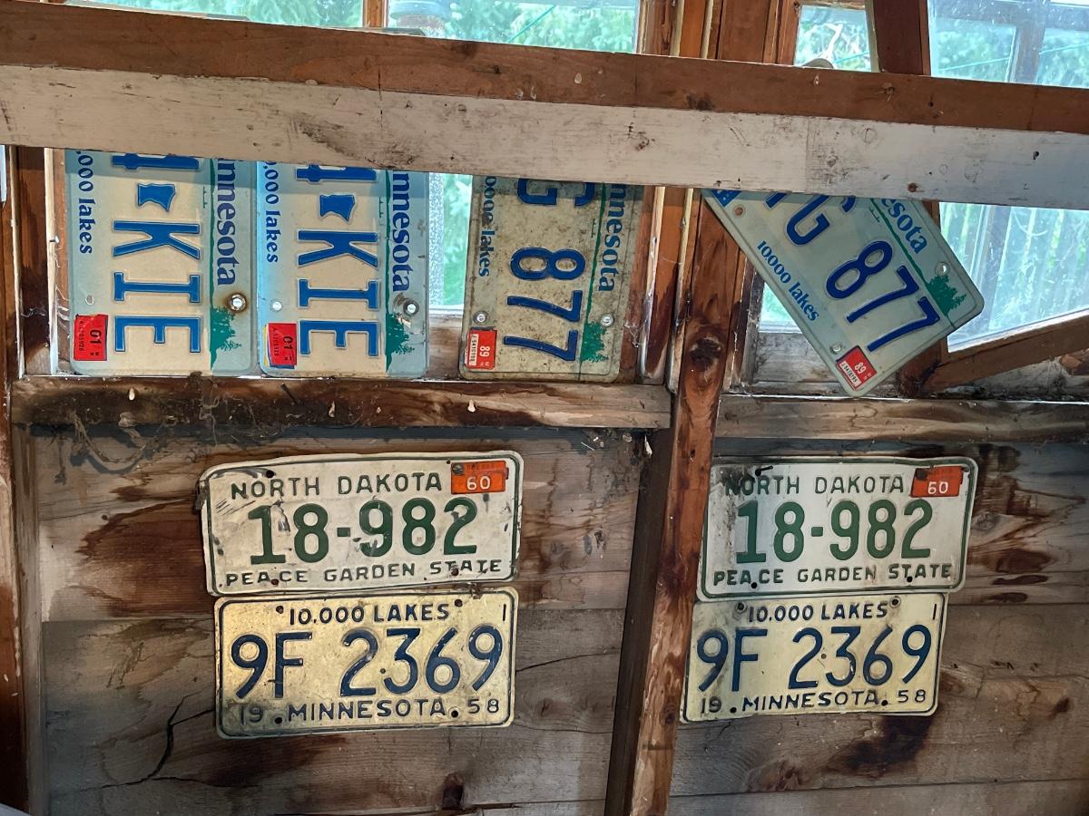 G12old license plates