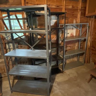 G15-Three garage shelving units