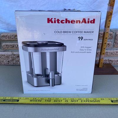 Never been out of box Kitchen Aid cold brew coffee maker