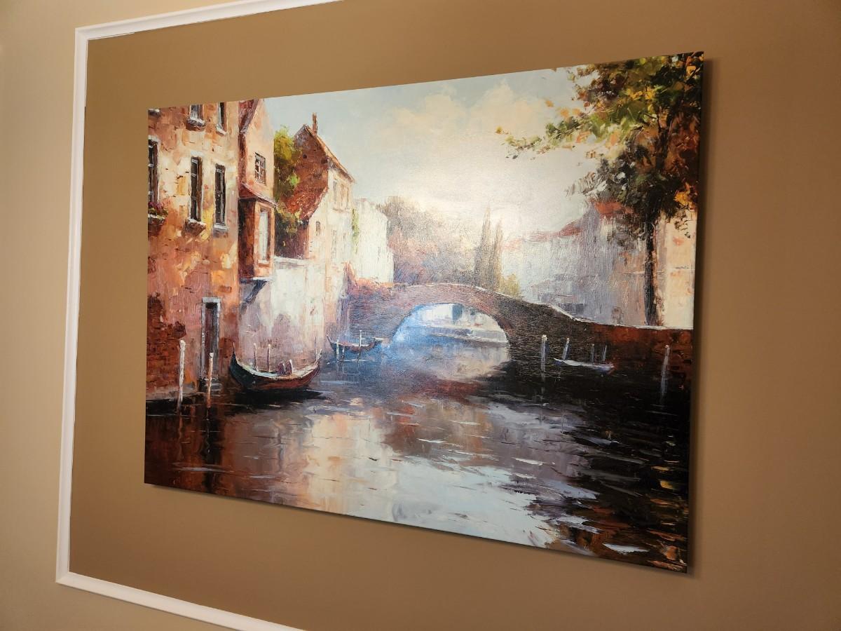 Large Canvas Art Venice 48" x36"