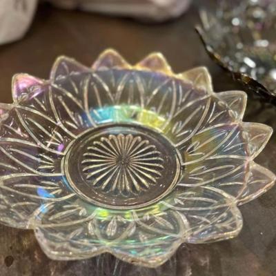Carnival glass opalescent