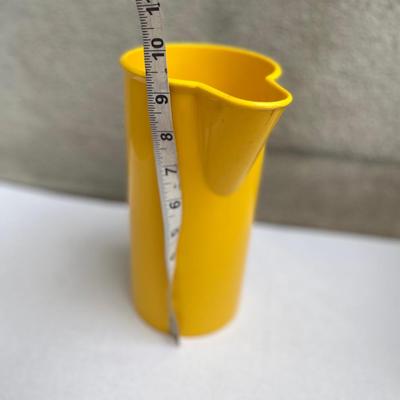 Yellow retro melamine pitcher