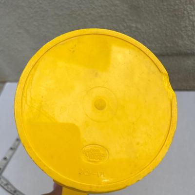 Yellow retro melamine pitcher