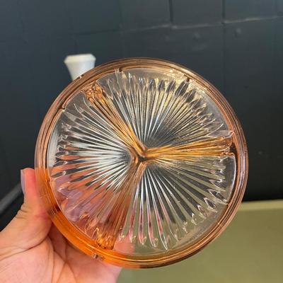 Depression glass dish