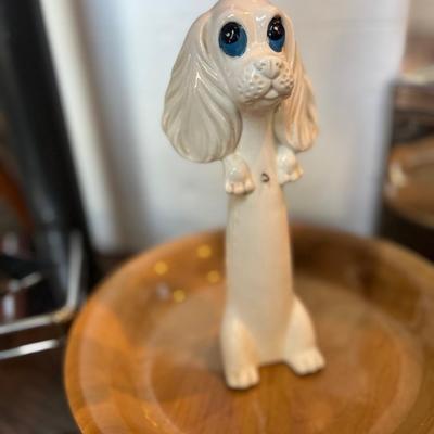 Vintage ceramic puppy figurine