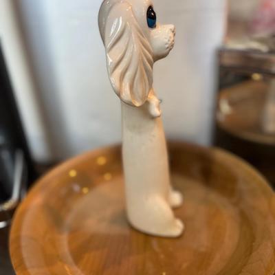 Vintage ceramic puppy figurine