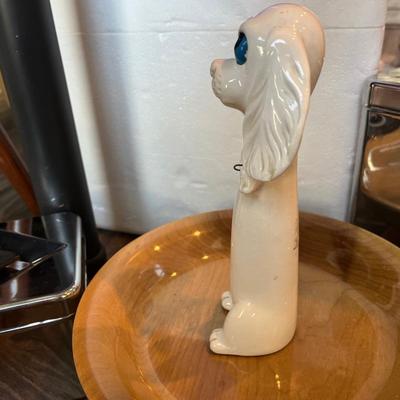 Vintage ceramic puppy figurine