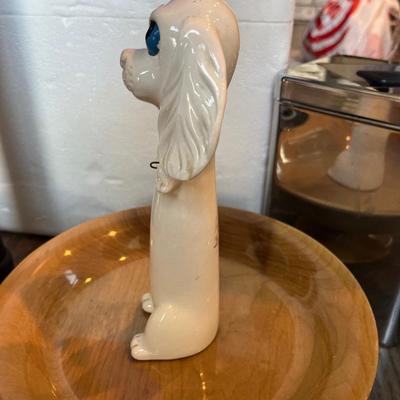 Vintage ceramic puppy figurine