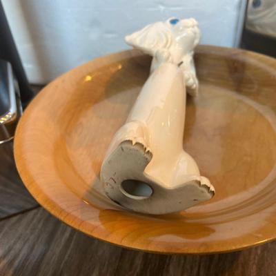 Vintage ceramic puppy figurine