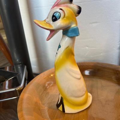 Vintage duck shaker/figurine