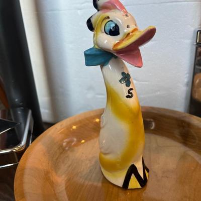 Vintage duck shaker/figurine
