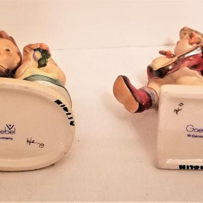 Lot #148  Lot of two Vintage Hummels - "Happiness" and "We congratulate"