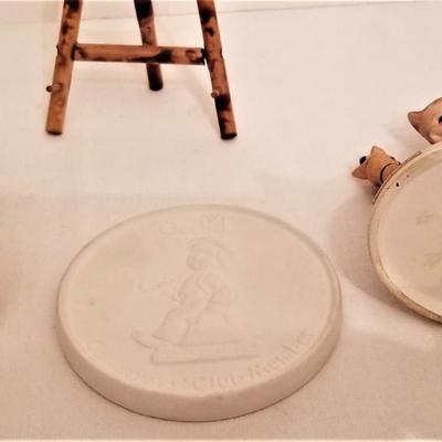 Lot #151  Two vintage Hummels - Goebel Collector Club medallion