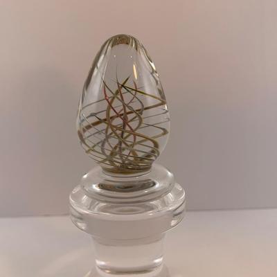 Lot 76 Teardrop paperweight